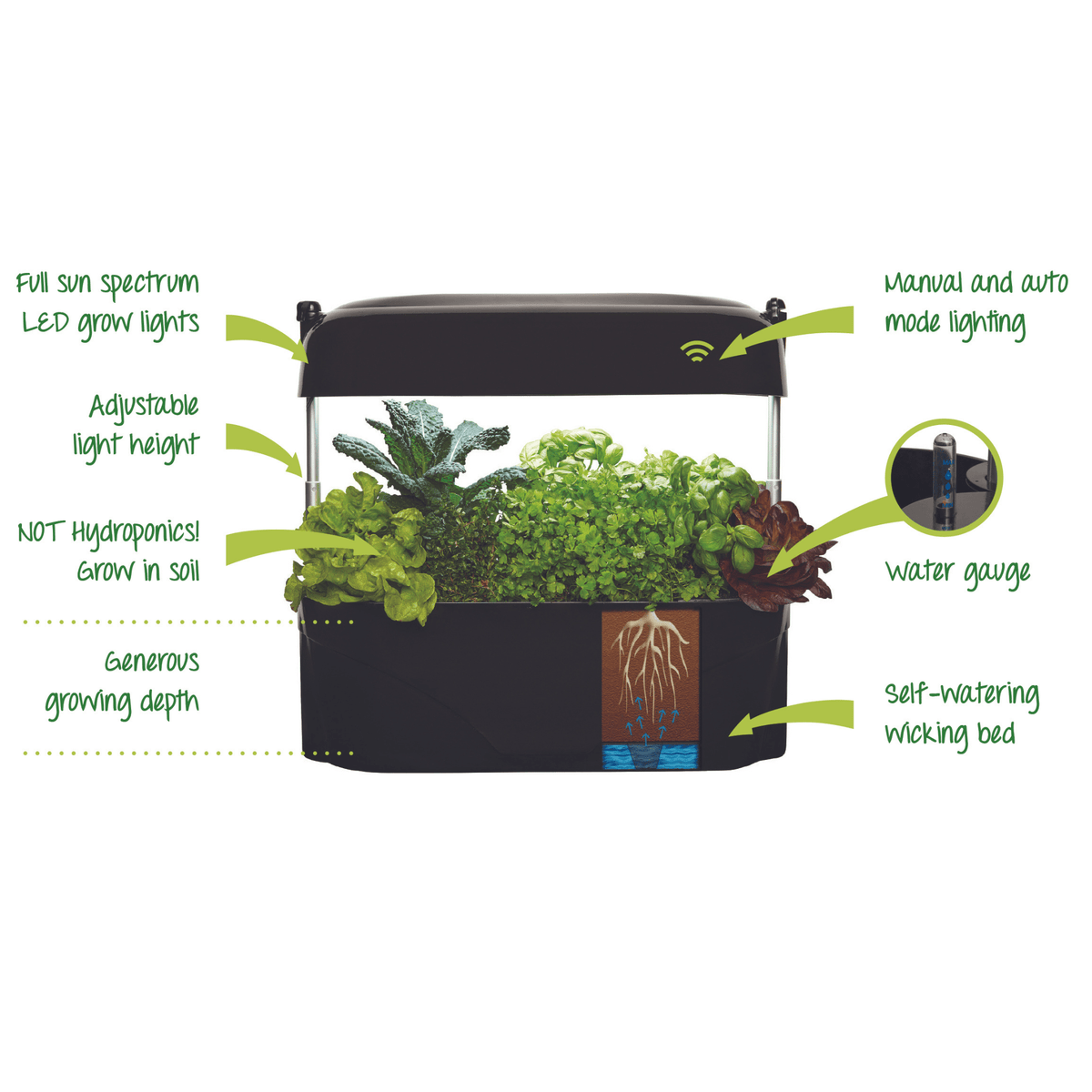 Kitchen Garden Black Vegepod NZ 